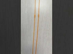 Yüksek kaliteli sarı plastik heald tel, waterjet loom yedek parçaları için